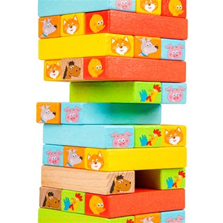 Block tower game